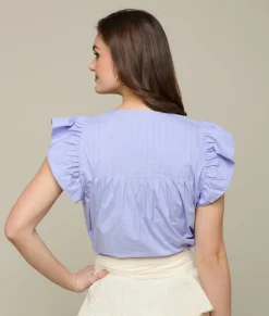 Lucchese Quinn Ruffle Sleeve Top*Women Tops