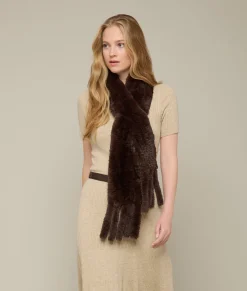 Lucchese Rabbit Fur Scarf*Women Scarves
