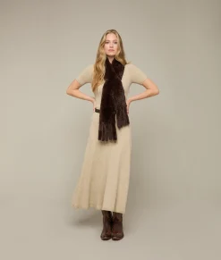 Lucchese Rabbit Fur Scarf*Women Scarves