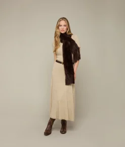 Lucchese Rabbit Fur Scarf*Women Scarves