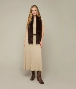 Lucchese Rabbit Fur Scarf*Women Scarves