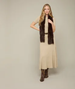 Lucchese Rabbit Fur Scarf*Women Scarves