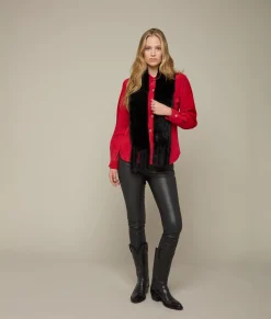 Lucchese Rabbit Fur Scarf*Women Scarves