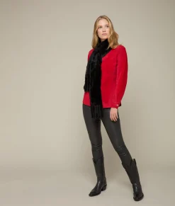 Lucchese Rabbit Fur Scarf*Women Scarves