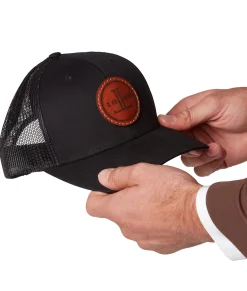 Lucchese Round Leather Patch Cap*Women Headwear|Headwear