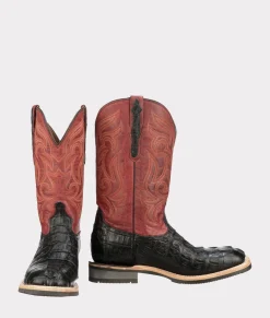 Lucchese Rowdy Hornback Caiman* Barn Boots|Horseman