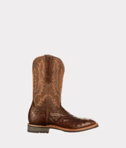Lucchese Rowdy Ostrich* Horseman|Barn Boots