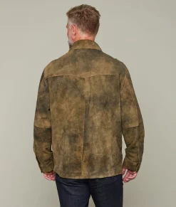 Lucchese Rugged Suede Shacket* Outerwear