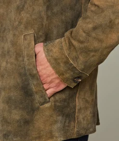 Lucchese Rugged Suede Shacket* Outerwear