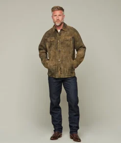 Lucchese Rugged Suede Shacket* Outerwear