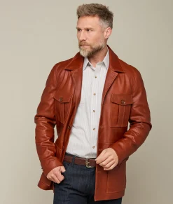 Lucchese Safari Leather Jacket* Outerwear