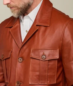 Lucchese Safari Leather Jacket* Outerwear