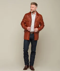 Lucchese Safari Leather Jacket* Outerwear