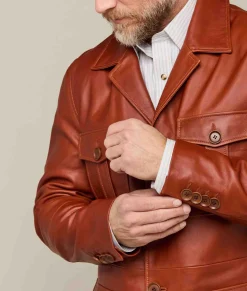 Lucchese Safari Leather Jacket* Outerwear