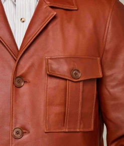 Lucchese Safari Leather Jacket* Outerwear