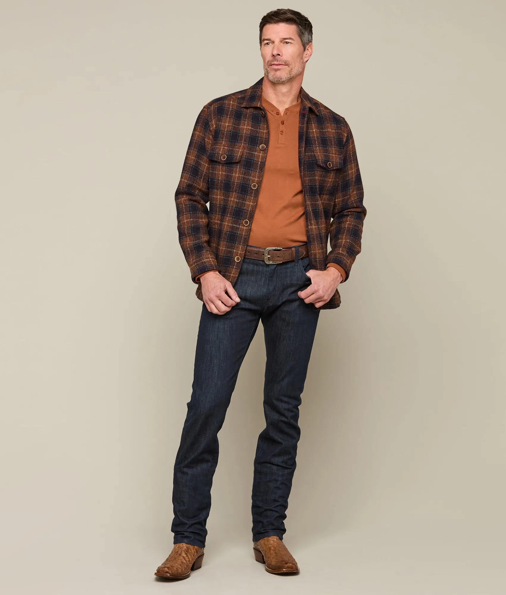 Lucchese Smooth Goat* Belts & Belt Accessories