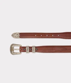 Lucchese Smooth Ranch Hand Tapered*Women Belts