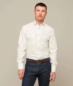 Lucchese Square Dobby Shirt* Tops