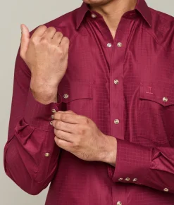 Lucchese Square Dobby Shirt* Tops