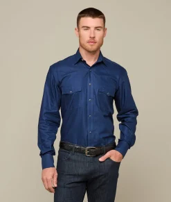 Lucchese Square Dobby Shirt* Tops