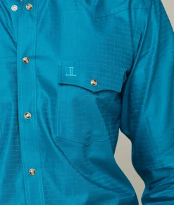 Lucchese Square Dobby Shirt* Tops