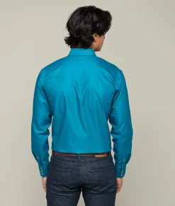 Lucchese Square Dobby Shirt* Tops