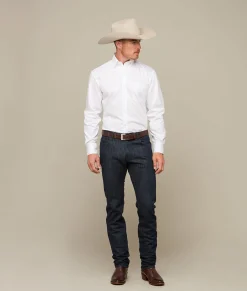 Lucchese Square Dobby Shirt* Tops