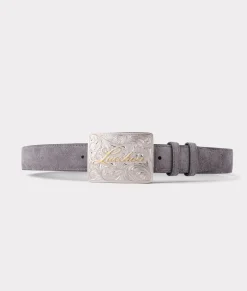 Lucchese Suede Memento Belt* Belts & Belt Accessories