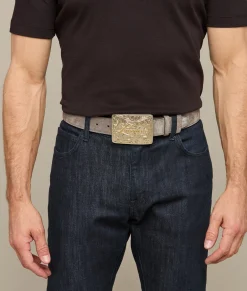 Lucchese Suede Memento Belt* Belts & Belt Accessories