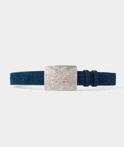 Lucchese Sueded Caiman Memento Belt* Belts & Belt Accessories