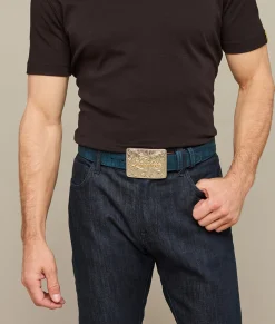 Lucchese Sueded Caiman Memento Belt* Belts & Belt Accessories