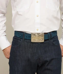Lucchese Sueded Caiman Memento Belt* Belts & Belt Accessories