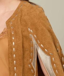 Lucchese Sueded Fringe Cape*Women Capes