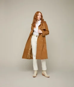 Lucchese Suellen Suede Trench Coat*Women Outerwear
