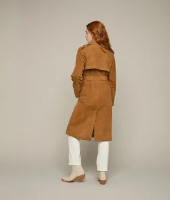 Lucchese Suellen Suede Trench Coat*Women Outerwear