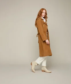 Lucchese Suellen Suede Trench Coat*Women Outerwear