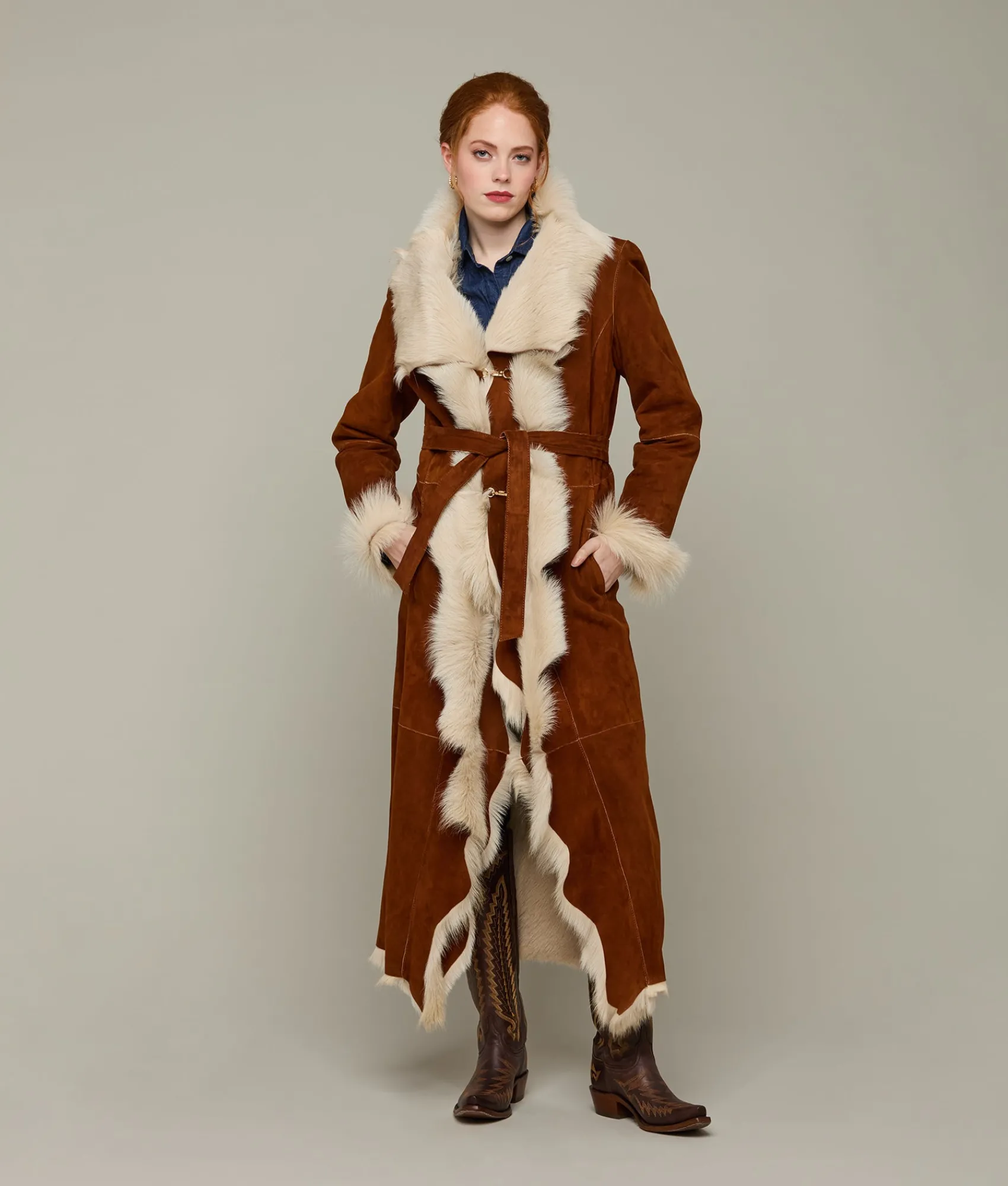 Lucchese Supreme Kid Coat*Women Furs|Outerwear