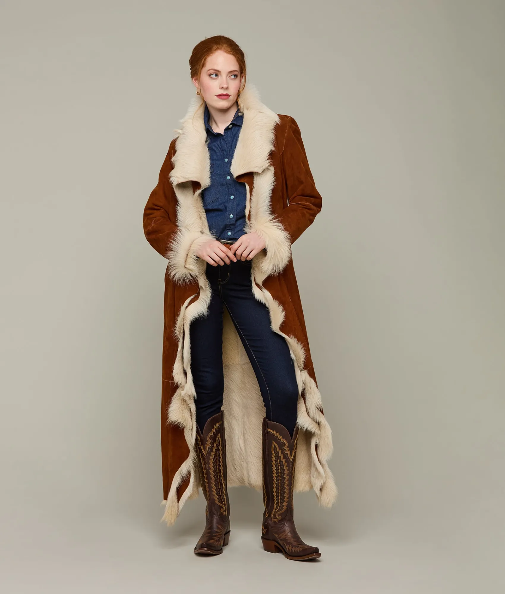 Lucchese Supreme Kid Coat*Women Furs|Outerwear
