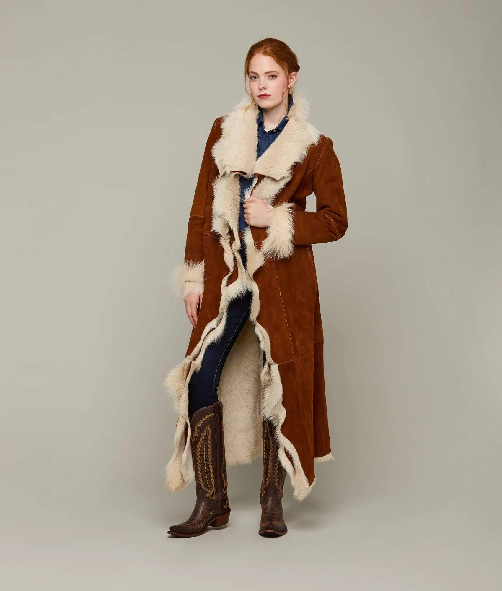 Lucchese Supreme Kid Coat*Women Furs|Outerwear