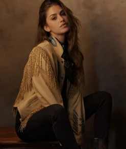 Lucchese Vintage Fringe Jacket*Women Outerwear
