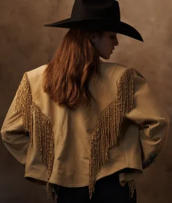 Lucchese Vintage Fringe Jacket*Women Outerwear