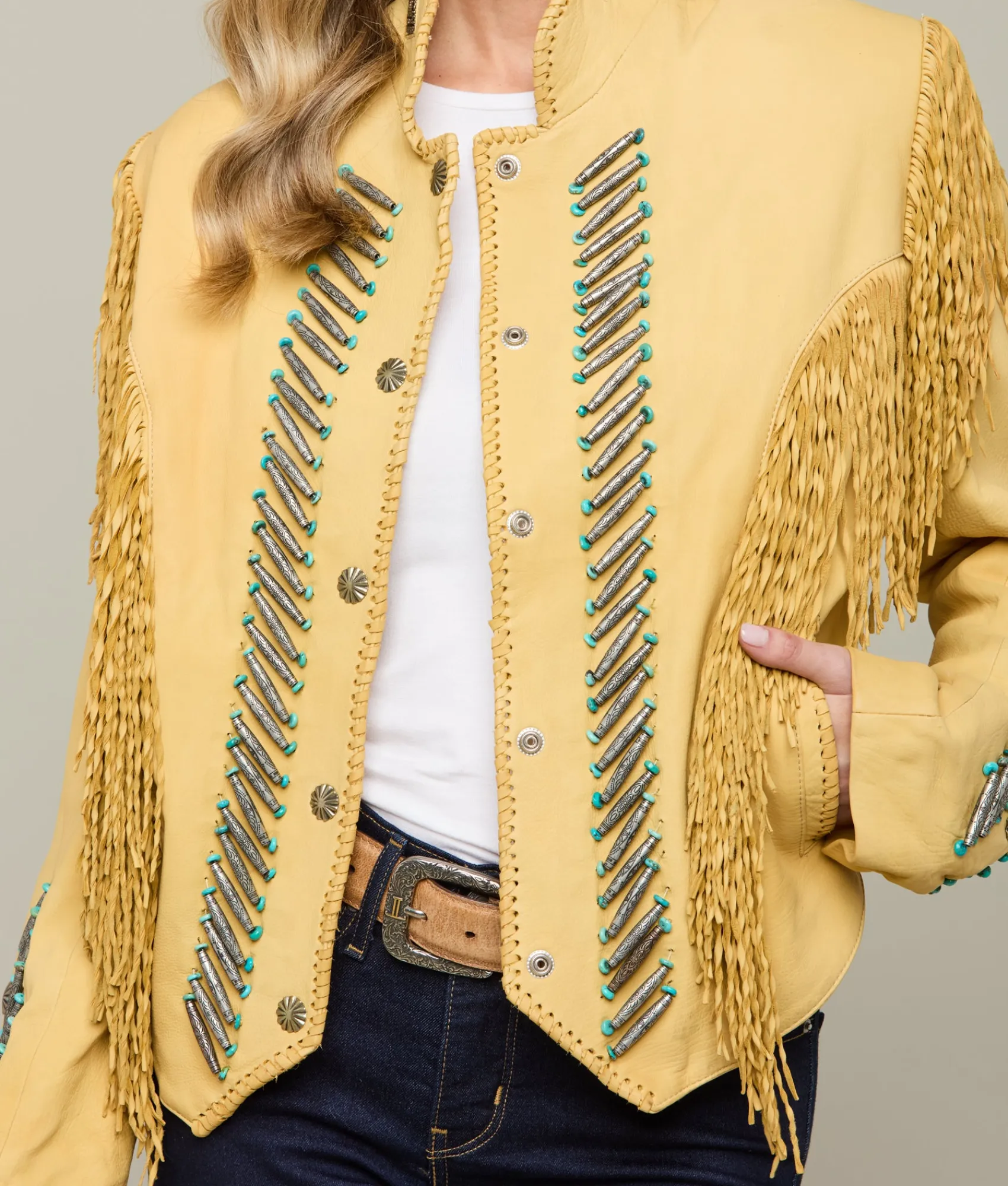 Lucchese Vintage Fringe Jacket*Women Outerwear