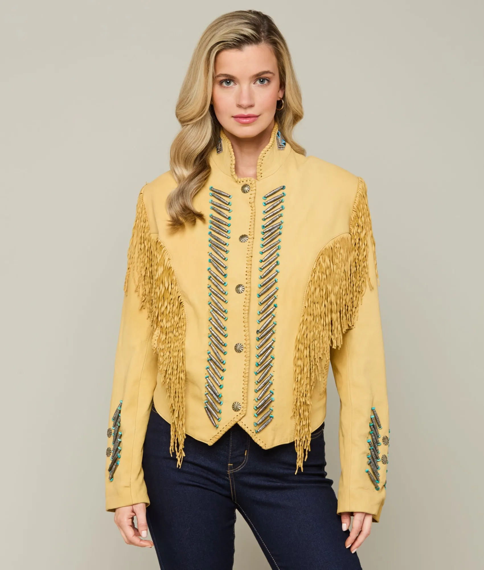 Lucchese Vintage Fringe Jacket*Women Outerwear