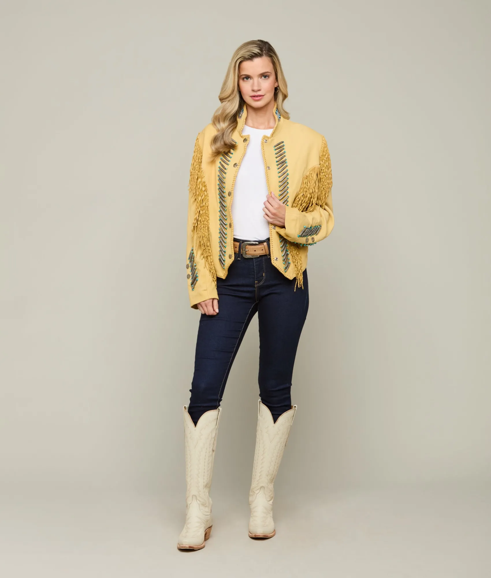 Lucchese Vintage Fringe Jacket*Women Outerwear