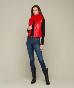 Lucchese Western Fox Vest*Women Furs|Outerwear