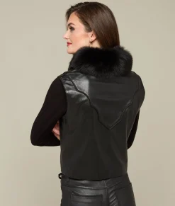 Lucchese Western Fox Vest*Women Furs|Outerwear