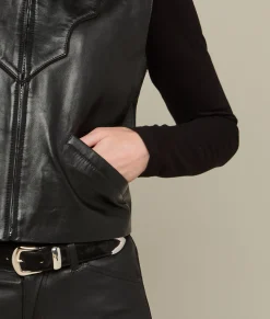 Lucchese Western Fox Vest*Women Furs|Outerwear