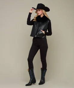 Lucchese Western Fox Vest*Women Furs|Outerwear