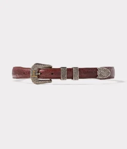 Lucchese Women's Caiman Tapered Belt*Women Belts