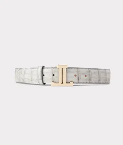 Lucchese Women's Exotic Mirrored L Belt*Women Belts